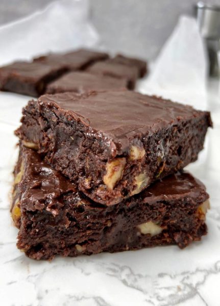 Easy Frosted Zucchini Chocolate Brownie Recipe