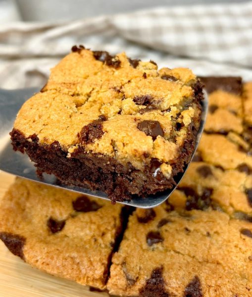 Chocolate Chip Cookie Fudge Brownie Cake Recipe