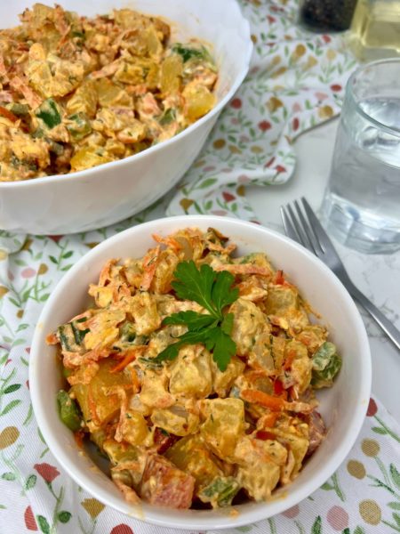 Spicy Garden Potato Salad Recipe