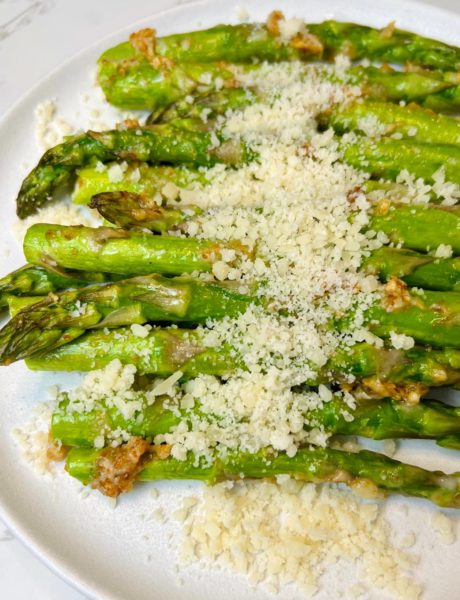 Roasted-Garlic Parmesan Asparagus Recipe