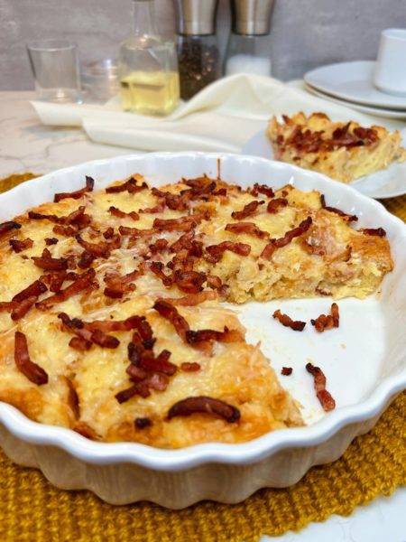 Cheese & Bacon Strata