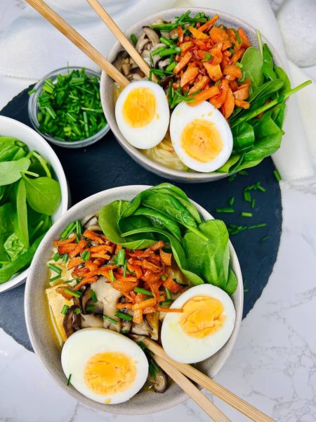 Simple Shiitake Mushroom Chicken Ramen