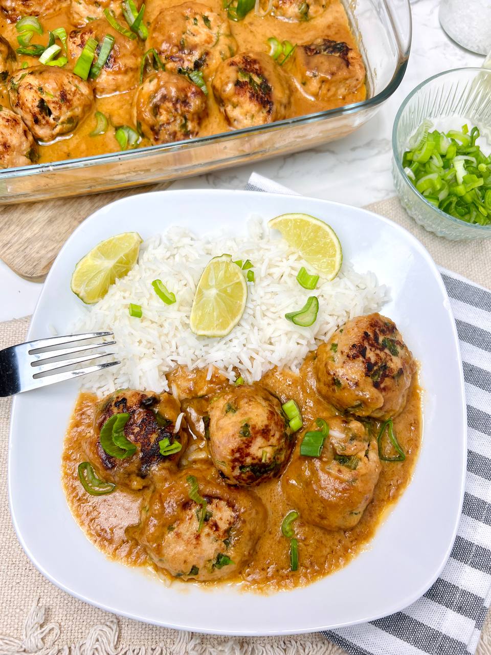 Satay Chicken Meatballs Recipe Step by Step Recipe