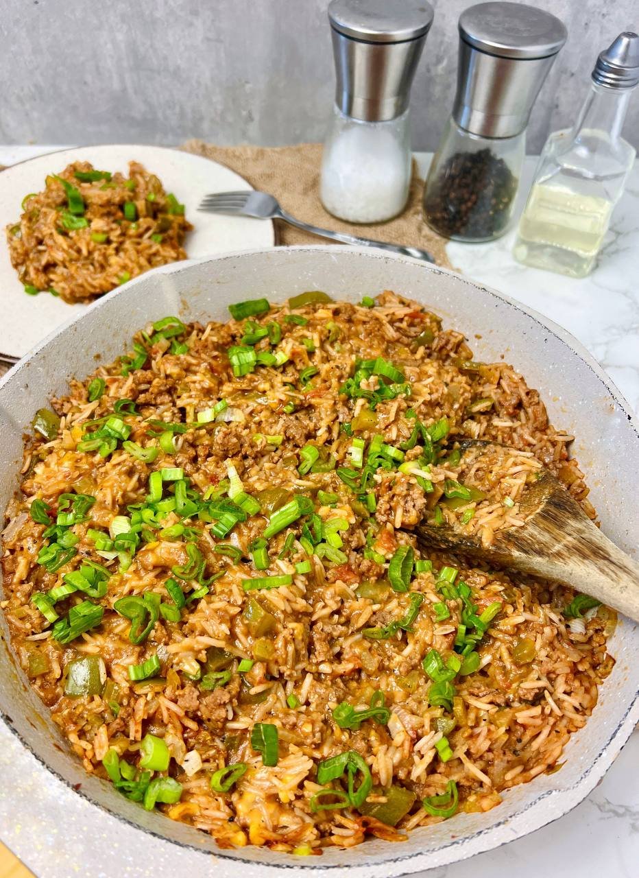 Beefy Rice Skillet - Step by Step Recipe